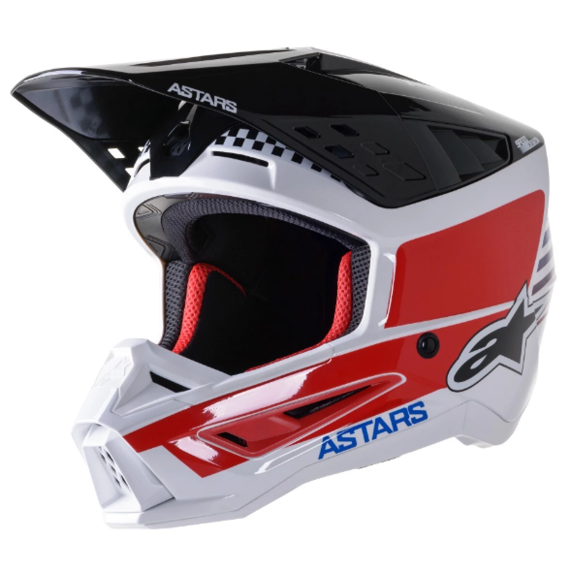 Alpinestars SM5 Speed White/Dark Blue/Red Helmet 1 Alpinestars SM5 Speed White/Dark Blue/Red Helmet