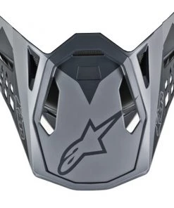 Alpinestars Replacement Visor Peak Grey/Anthracite/Orange for M10 Meta Helmets