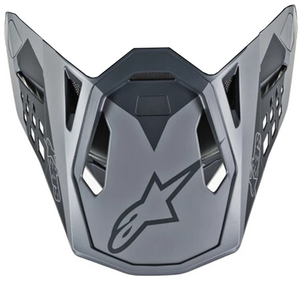 Alpinestars Replacement Visor Peak Grey/Anthracite/Orange for M10 Meta Helmets 1 Alpinestars Replacement Visor Peak Grey/Anthracite/Orange for M10 Meta Helmets