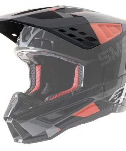 Alpinestars Replacement Visor Peak for SM5 Rover Helmets Anthracie/Fluro Red